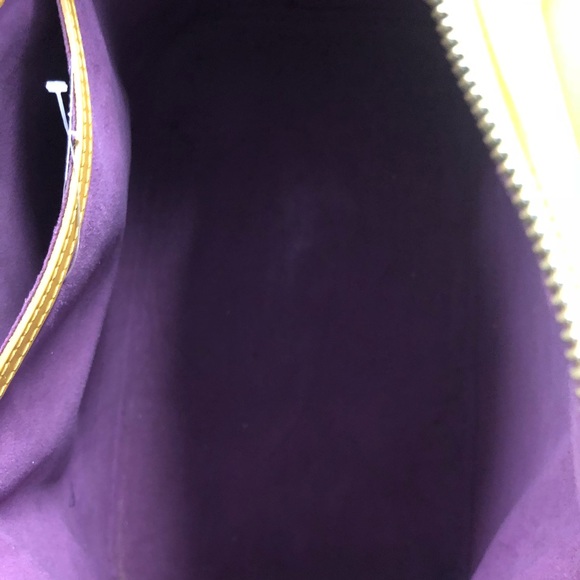 SOLD*Authentic Louis Vuitton yellow alma handbag - Picture 6 of 8